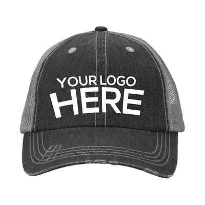 Valucap Contrast Stitch with Frayed Visor - Stealth Promo Co