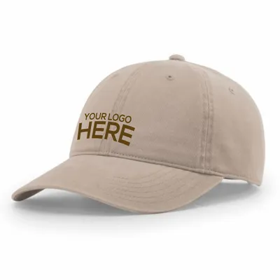 Richardson 326 Peach Twill Dad Hat - Stealth Promo Co