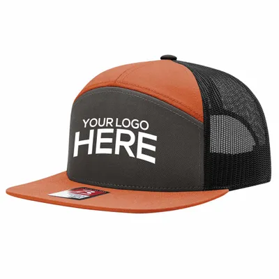 Richardson 168 7 Panel Trucker Cap - Stealth Promo Co