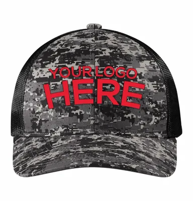 Port Authority    Digi Camo Snapback Trucker Cap - Stealth Promo Co