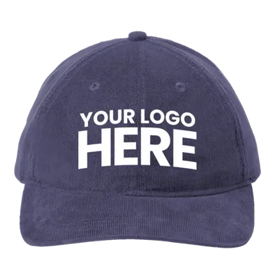 Port Authority Light Corduroy Dad Cap - Stealth Promo Co