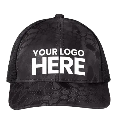 Port Authority Performance Camouflage Mesh Back Snapback Cap - Stealth Promo Co