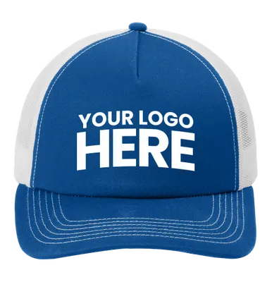 Port Authority   Low-Profile Snapback 5-Panel Trucker Cap - Stealth Promo Co