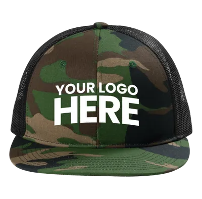 Port Authority   Snapback Flat Bill Trucker Cap - Stealth Promo Co