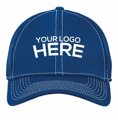 New Era   - Stretch Mesh Contrast Stitch Cap - Stealth Promo Co