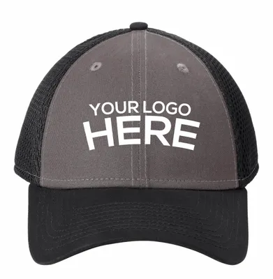 New Era   Snapback Contrast Front Mesh Cap - Stealth Promo Co