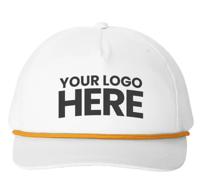 Port Authority Snapback Five-Panel Rope Cap - Stealth Promo Co