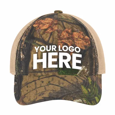 Port Authority   Unstructured Camouflage Mesh Back Cap - Stealth Promo Co