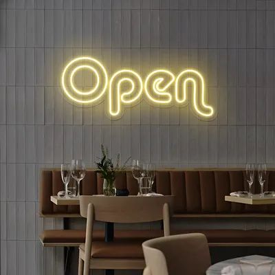 Bright Open Neon Sign - Stealth Promo Co