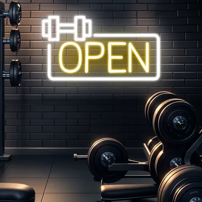 Bold Open Neon Sign - Stealth Promo Co