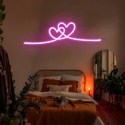Infinity Heart Pink Neon Sign - Stealth Promo Co