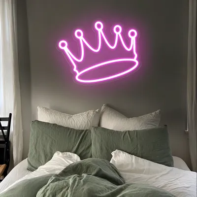 Majestic Pink Crown Neon Sign - Stealth Promo Co