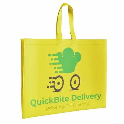 Custom Large Non-Woven Tote Bag - Stealth Promo Co
