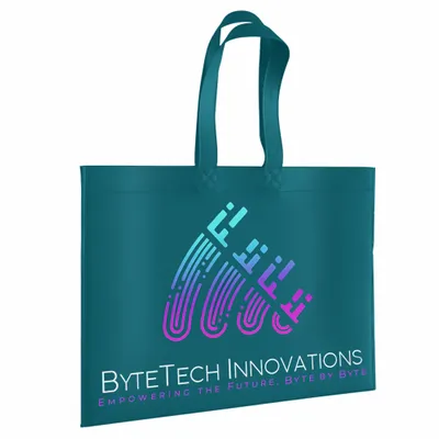 Custom Medium Grocery Tote Bag - Stealth Promo Co