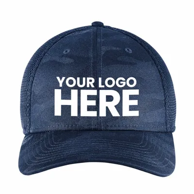 New Era Tonal Camo Stretch Tech Mesh Cap - Stealth Promo Co