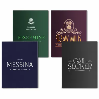 Foil Stamped Presentation Folder - Stealth Promo Co