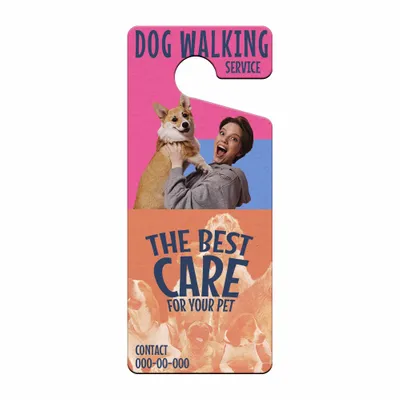 Rectangle Claw Door Hangers - Custom Pro Prints