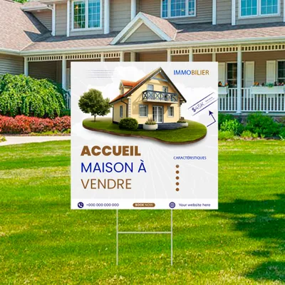 Panneau de location pour l’immobilier