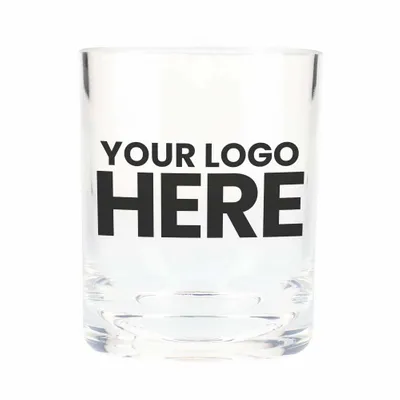 Silipint Silicone Clear Rocks Glass 12oz - Stealth Promo Co