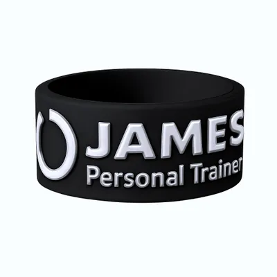 Embossed Printed Rings - Stealth Promo Co