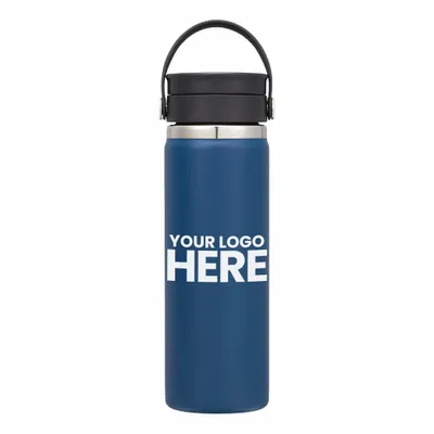 Hydro Flask Wide Mouth With Flex Sip™ Lid 20oz - Stealth Promo Co