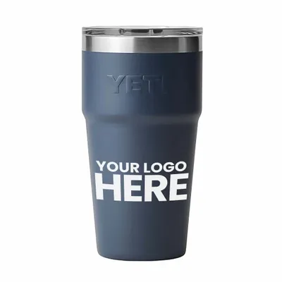 YETI Rambler 20 OZ Stackable Cup w/ MagSlider Lid - Laser Engraved - Stealth Promo Co