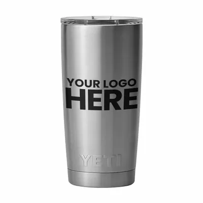 YETI Rambler 20 OZ Tumbler w/ MagSlider Lid - Laser Engraved - Stealth Promo Co