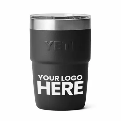 YETI Rambler 8 OZ Stackable Cup w/ MagSlider Lid - Laser Engraved - Stealth Promo Co