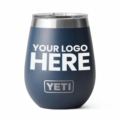 YETI Rambler 10 OZ Wine Tumbler - Laser Engraved - Stealth Promo Co