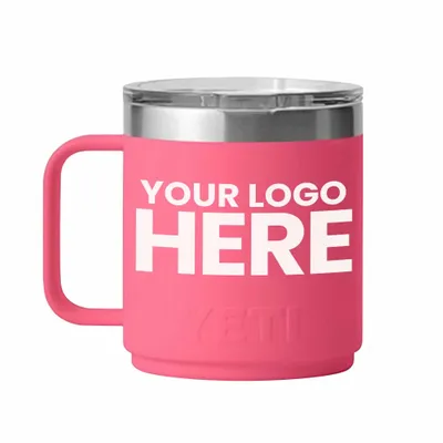 YETI Rambler 10 OZ Stackable Mug w/ MagSlider Lid - Laser Engraved - Stealth Promo Co