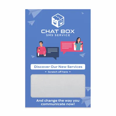 Full Color Scratch Off Postcards - Stealth Promo Co