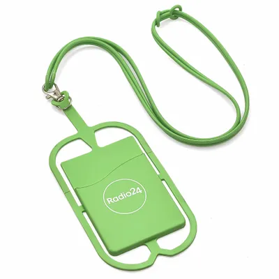 Lanyard Silicone Phone Wallet Holder - Custom Tees Today