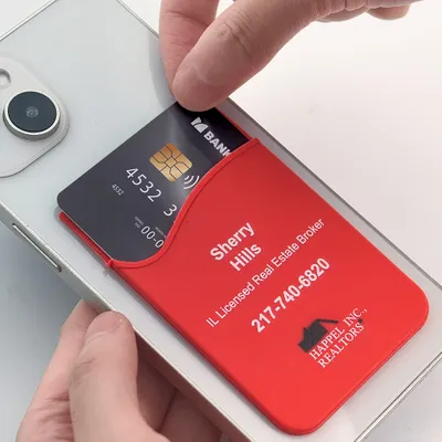 Silicone Phone Wallet Card Holder - Custom Tees Today