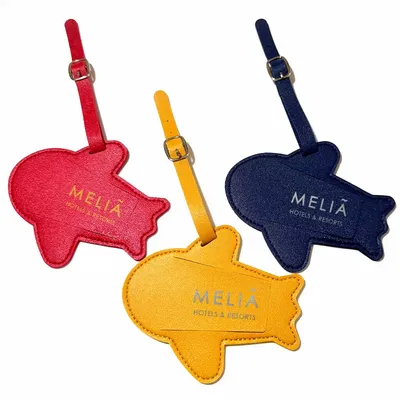Airplane Shaped PU Luggage Tag - Stealth Promo Co