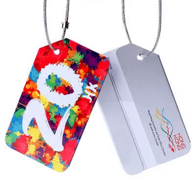 Classic Aluminum Luggage Tag - Stealth Promo Co