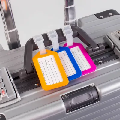 Multicolor Plastic Luggage Tag - Stealth Promo Co