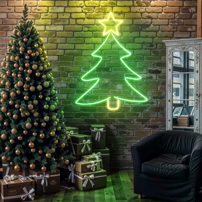Mini Christmas Tree Neon Sign - Stealth Promo Co