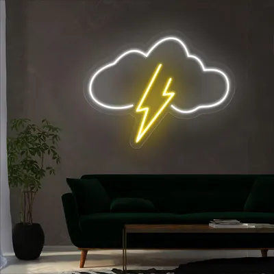 Thundercloud Neon Sign - Stealth Promo Co