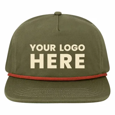 Unstructured with Rope Cap - Stealth Promo Co
