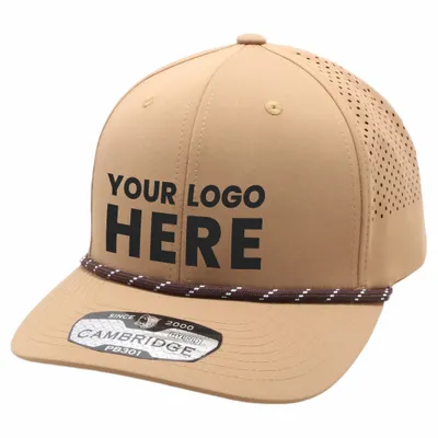 Pitbull Cambridge PB301 Hybrid Rope Perforated Hat - Stealth Promo Co