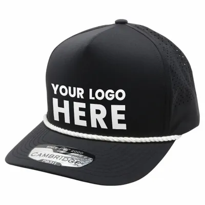 Pit Bull PB311 Five Panel High Frame Rope Perforated Hat - Stealth Promo Co