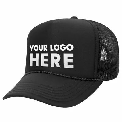 OTTO 32-467 5-Panel, Mid Profile Foam Trucker Hats, Mesh Back - Stealth Promo Co