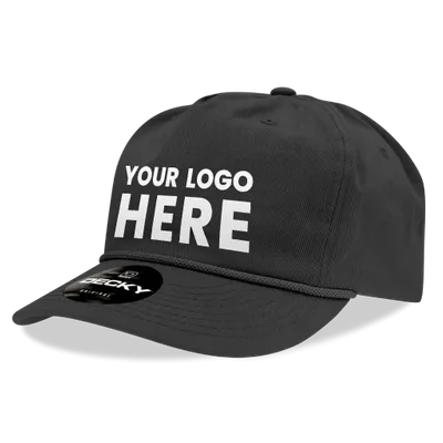 Decky 252 Classic 5-Panel Golf Cap with Rope - Stealth Promo Co