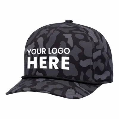 Pacific Headwear P685 Duck Camo 5-Panel Trucker Cap - Stealth Promo Co