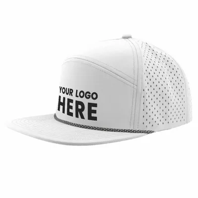 Zapped Headwear Osprey R+ 7 Panel Perforated Rope Cap - Stealth Promo Co