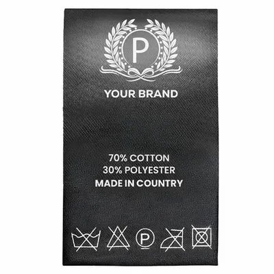 Printed Care Labels - Stealth Pins