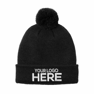 Port Authority Cozy Pom Beanie C978 - Stealth Promo Co