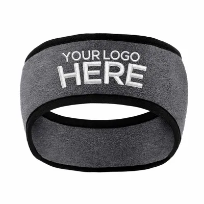 Port Authority Two-Color Fleece Headband. C916 - Stealth Promo Co
