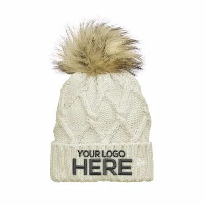 New Era Faux Fur Pom Beanie NE911 - Stealth Promo Co