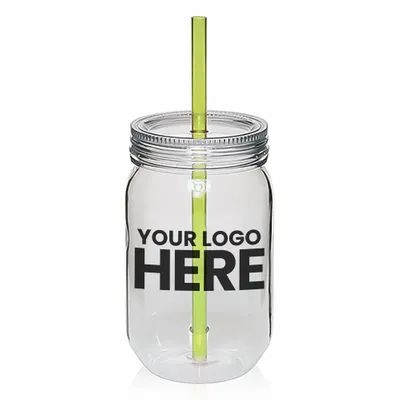 24 oz. Single Wall Mason Jars - Stealth Promo Co